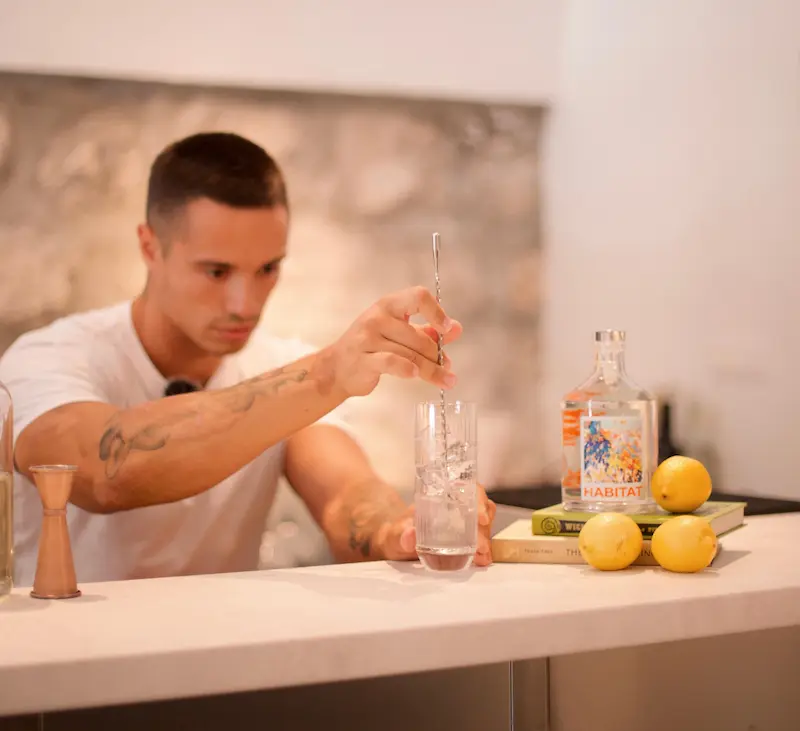 Colorful cocktail creations